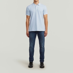 Dunda Tipped Logo Slim Polo Shirt