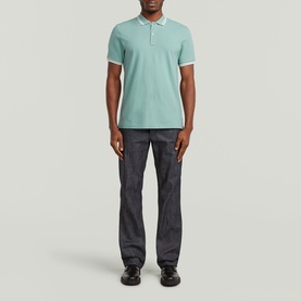 Dunda Tipped Logo Slim Polo Shirt
