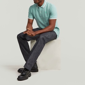 Dunda Tipped Logo Slim Polo Shirt