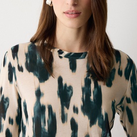 Ikat Printed Top