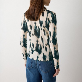 Ikat Printed Top