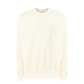 Levi's garment dye sweatshirt in Rutabaga, crew neck with ribbed cuffs and hem, small chest logo detail