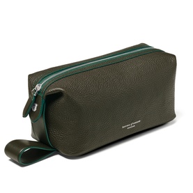 Reporter Grained Leather Washbag