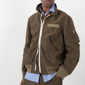Cargo Flap Pocket Bomber Jacket