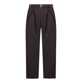 Chalk Pinstripe Trousers