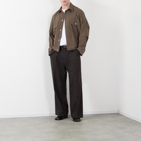 Chalk Pinstripe Trousers