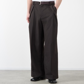 Chalk Pinstripe Trousers