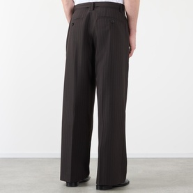 Chalk Pinstripe Trousers