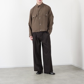 Chalk Pinstripe Trousers