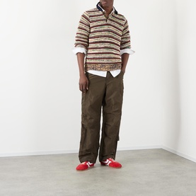 Chunky Knit Polo Shirt