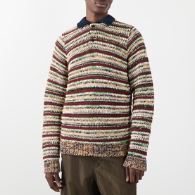 Chunky Knit Polo Shirt