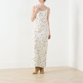 Sasunna Linen Printed Dress