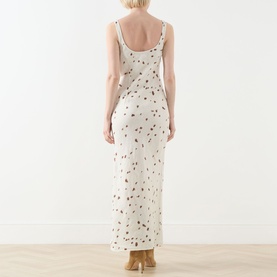 Sasunna Linen Printed Dress