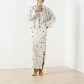 Sasunna Linen Printed Dress