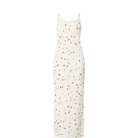 Sasunna Linen Printed Dress