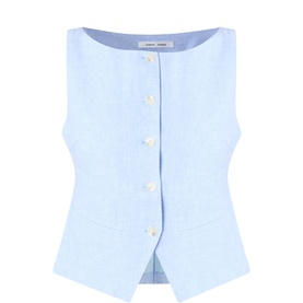 Saloves Linen Waistcoat