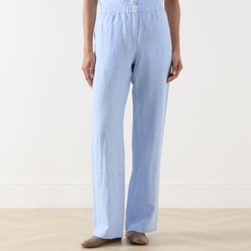 Satoves Linen Wide-Leg Trousers