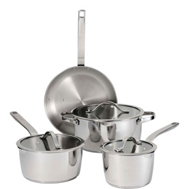 Tri-Ply Four-Piece Cookware Set