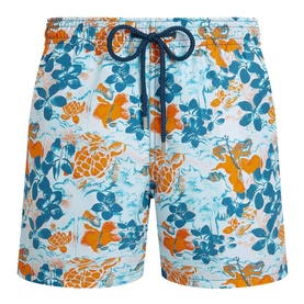 Moorea Jungle Turtles Logo Swim Shorts