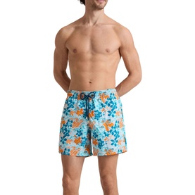 Moorea Jungle Turtles Logo Swim Shorts
