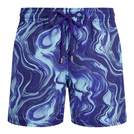 Moorea Marble Logo Swim Shorts