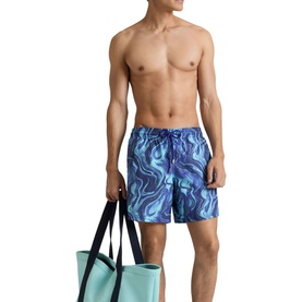 Moorea Marble Logo Swim Shorts
