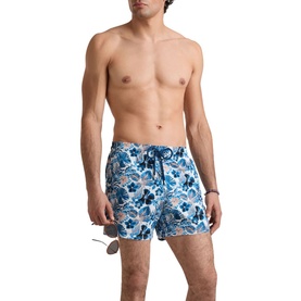 Moorise Island Flower Logo Swim Shorts