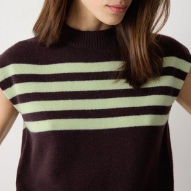 Striped Knitted Tank Top
