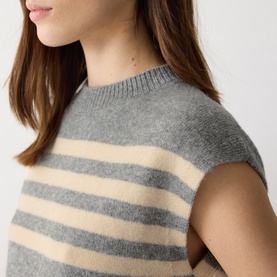 Striped Knitted Tank Top