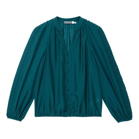 Whipstitch Detail Blouse