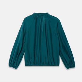Whipstitch Detail Blouse