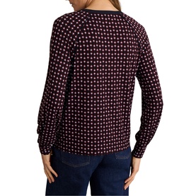 Zelia Printed Long-Sleeved Top