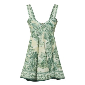 Sara Linen Mini Sundress