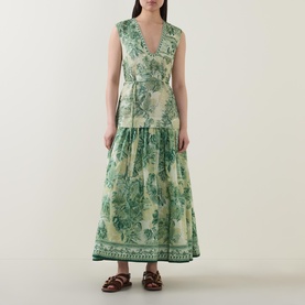 Sara Palm Dress