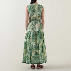 Sara Palm Dress