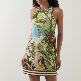 Toucan Tango Halter Mini Dress