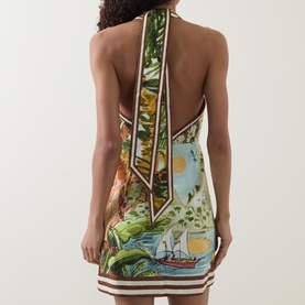 Toucan Tango Halter Mini Dress