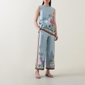 Alfie Floral Cropped Trousers