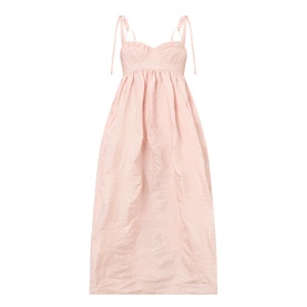 Alena Textured Flared Dress