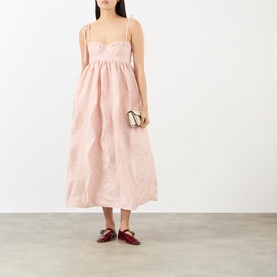 Alena Textured Flared Dress
