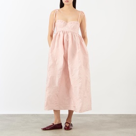 Alena Textured Flared Dress