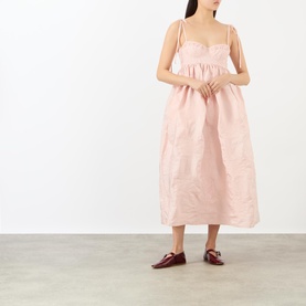 Alena Textured Flared Dress