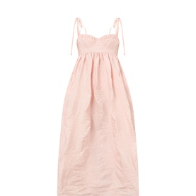 Alena Textured Flared Dress