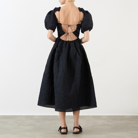 Catrine Puff Sleeve Flared Dress