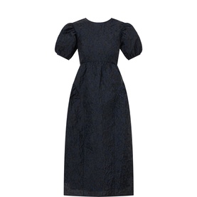 Catrine Puff Sleeve Flared Dress