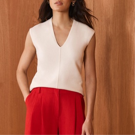 Seam Knit Vest