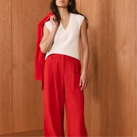 Seam Knit Vest