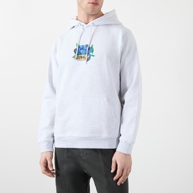Blueberry Logo Drawstring Hoodie