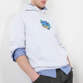 Blueberry Logo Drawstring Hoodie