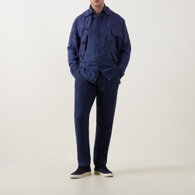 Resort Linen Casual Trousers